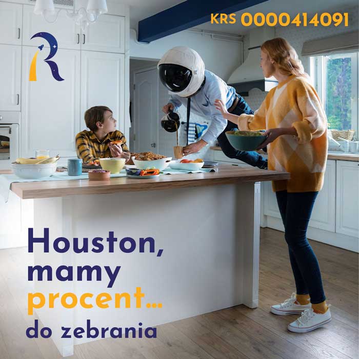 Houston, mamy procent do zebrania - przekaż 1,5% podatku na Fundację Rakiety