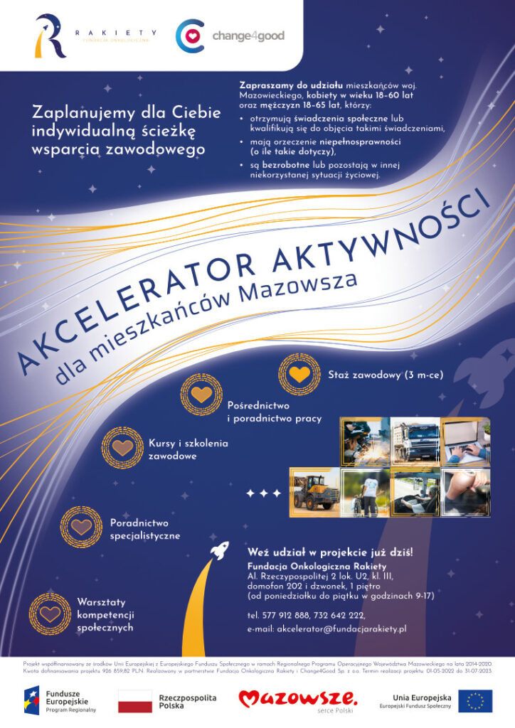 Akcelerator aktywności plakat